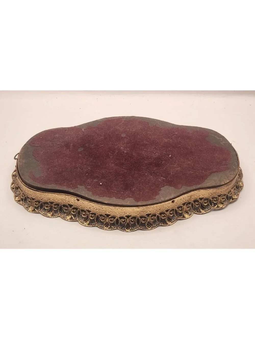 Filigree Vanity Mirror Tray